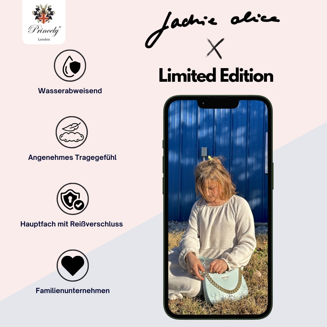 Schultertasche "Jackie Alice" aqua