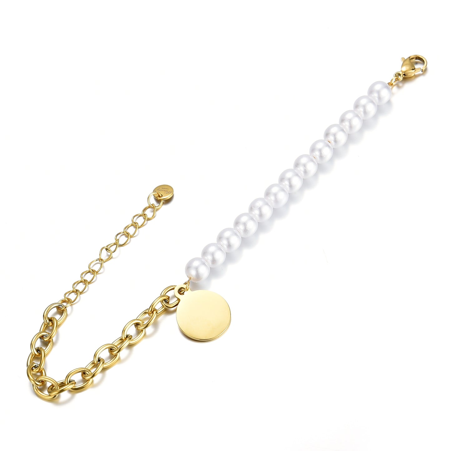 Armband PEARL-CHAIN gold