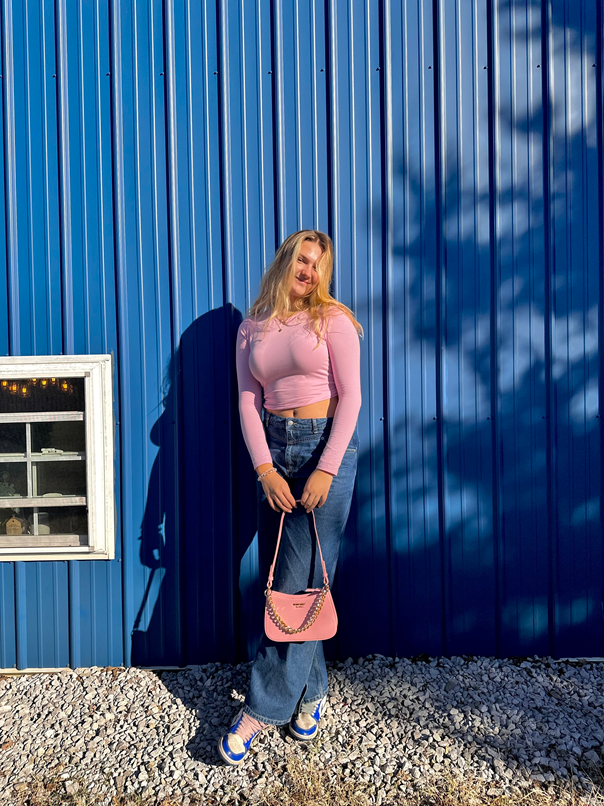 Schultertasche "Jackie Alice" pink