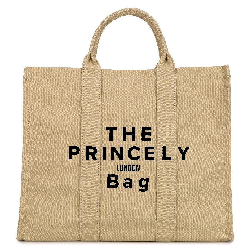 Tragetasche "The Princely London Bag" large (L) sand