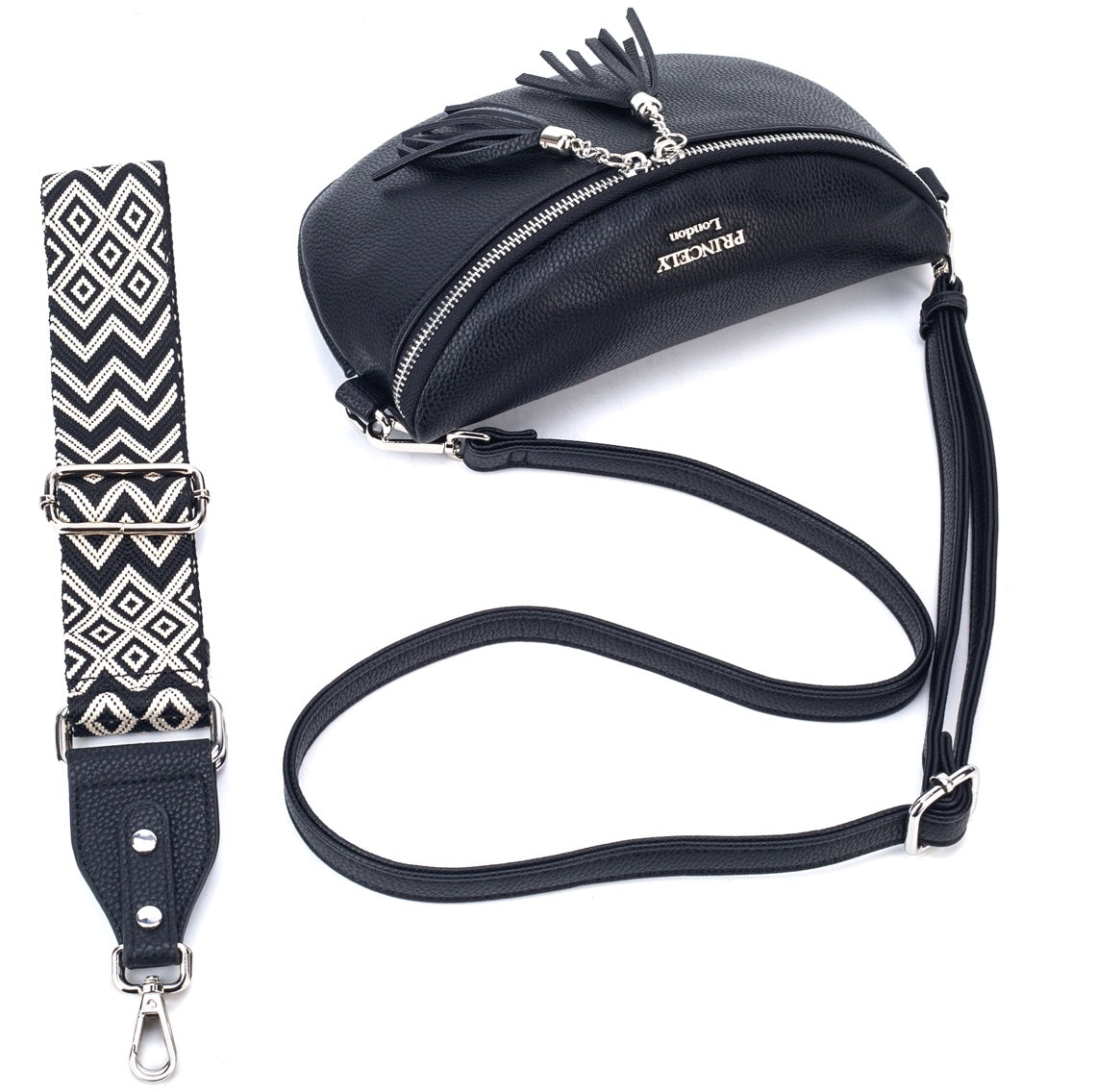 Crossbody Tasche "Diana" Schwarz