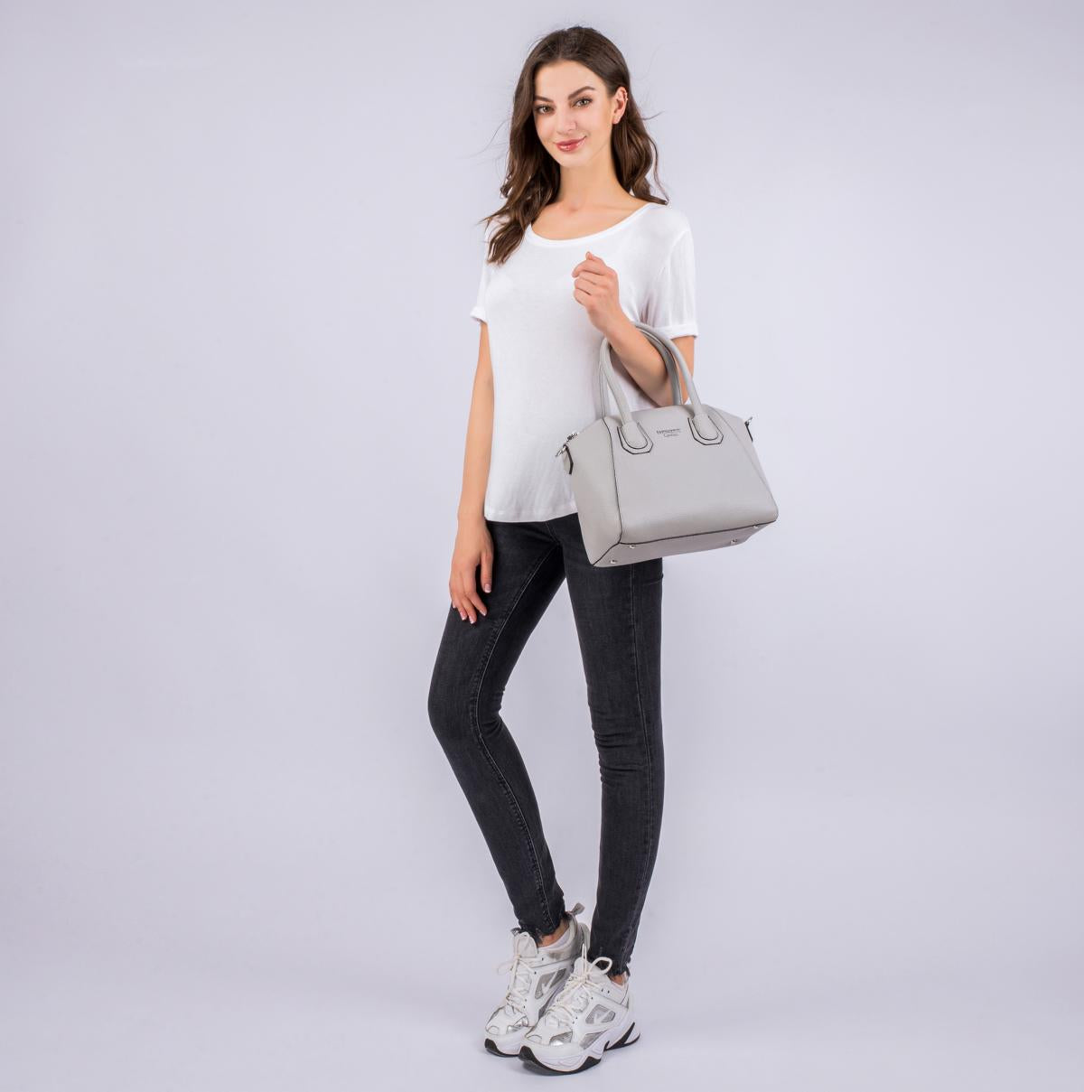 Handtasche "Stella" Hellgrau
