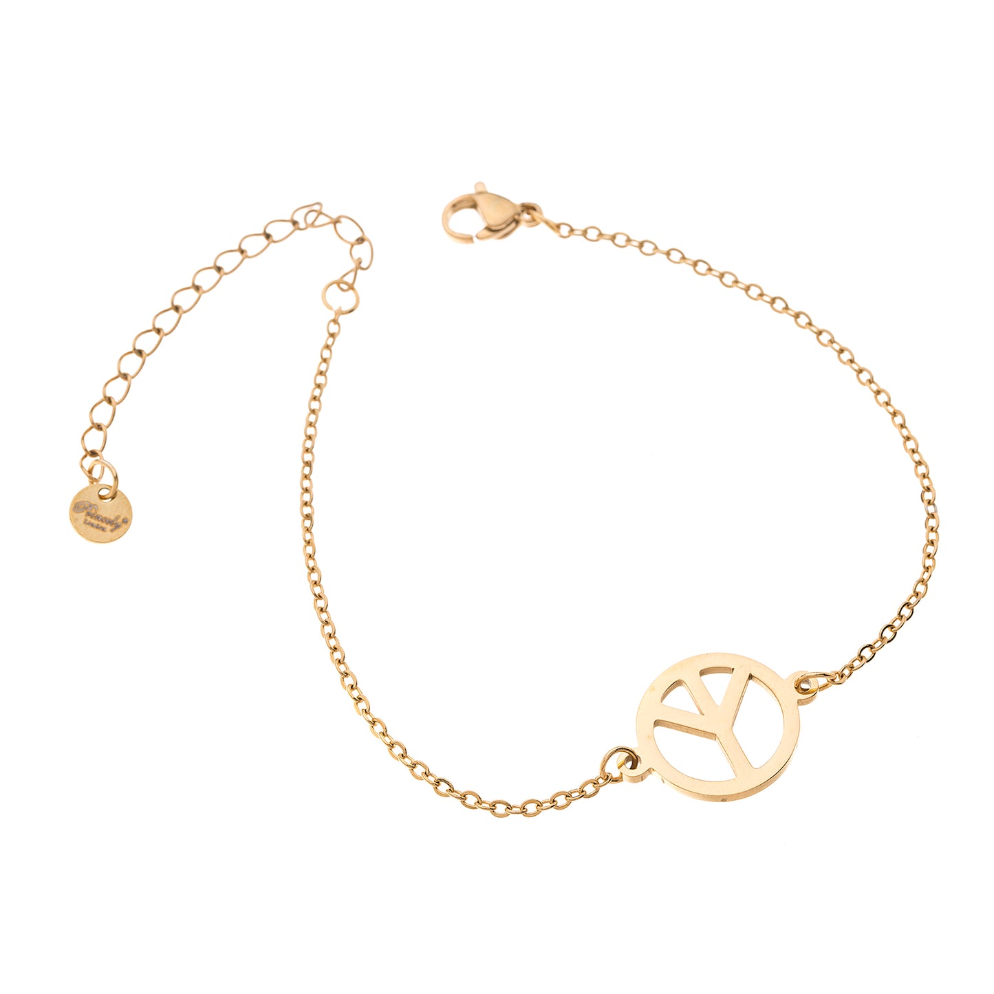 Armband PEACE gold