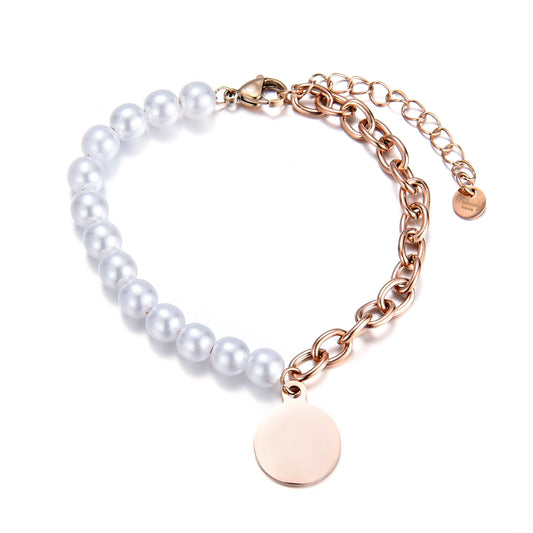 Armband PEARL-CHAIN roségold