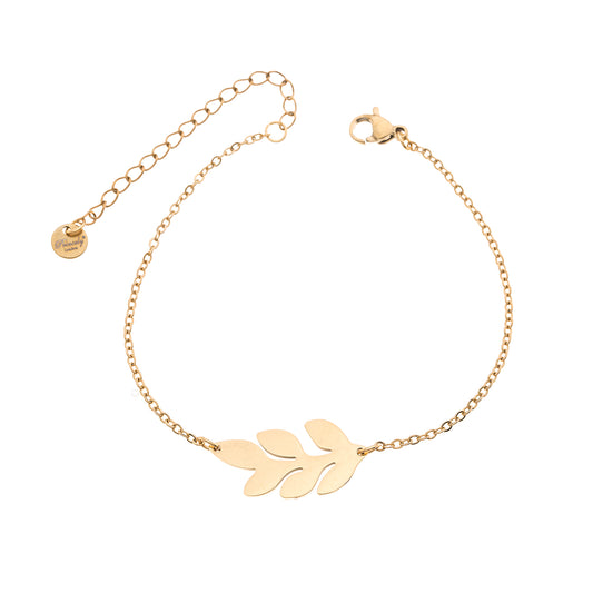 Armband LEAF gold